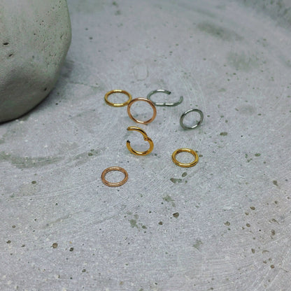 20G Tiny Huggie Hoop Clicker Ring,Nose Cartilage Daith Helix Tragus Septum ,Seamless Hinged Segment Ring,6mm 7mm 8mm 10mm 12mm 316L Steel