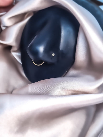 16G SilverWhite cultured Opal Stone Piercing2mm 2.5mm Labret StudTragus Helix Cartilage Daith Nose PiercingInternal thread Flat Back