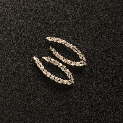 Sparkly Cubic Zirconia  Lightweight Dangle Earrings - Elegant Statement Piece - Party wear